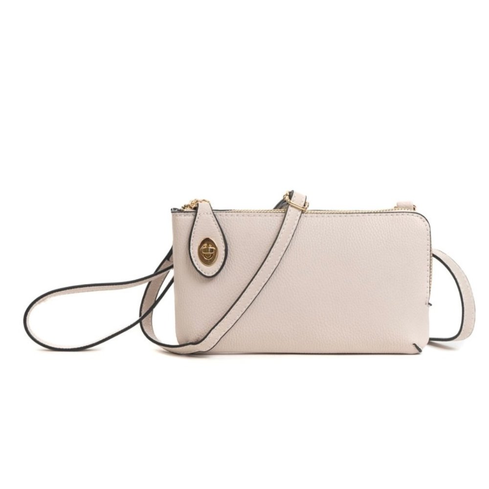 Vegan Twist Lock Crossbody